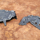 A set of steel skid plates used during the Pilot TrailSport’s development. Better to scrape the skid plate than the fuel tank or oil pan.